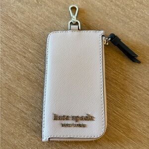 Kate Spade Light Beige Keychain Lanyard